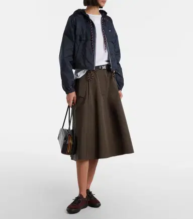 Prada Speedrock leather-trimmed sneakers | Thumbnail 5 Prada Speedrock leather-trimmed sneakers | Thumbnail 5