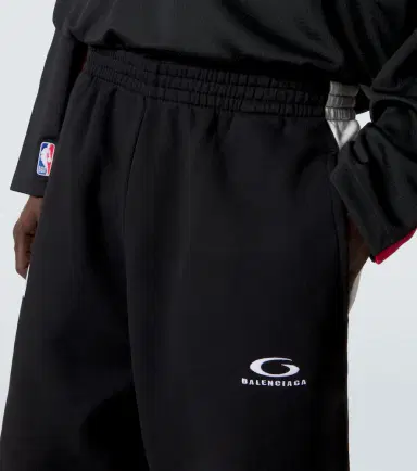 Balenciaga x NBA logo cotton fleece sweatpants | Thumbnail 5 Balenciaga x NBA logo cotton fleece sweatpants | Thumbnail 5