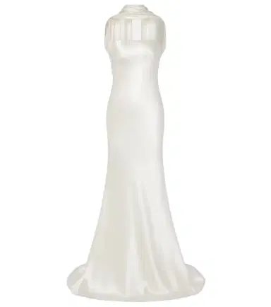 Danielle Frankel Bridal River silk and wool bustier gown | Thumbnail 1 Danielle Frankel Bridal River silk and wool bustier gown | Thumbnail 1