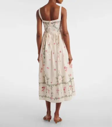 Agua by Agua Bendita Barbara floral cotton midi dress | Thumbnail 2 Agua by Agua Bendita Barbara floral cotton midi dress | Thumbnail 2
