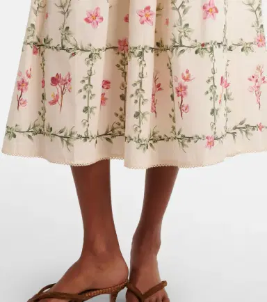 Agua by Agua Bendita Barbara floral cotton midi dress | Thumbnail 5 Agua by Agua Bendita Barbara floral cotton midi dress | Thumbnail 5
