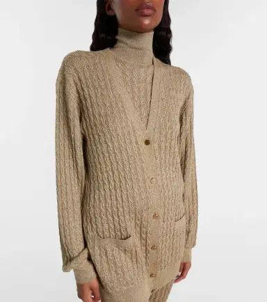 Loro Piana Bihar cable-knit cardigan | Thumbnail 4 Loro Piana Bihar cable-knit cardigan | Thumbnail 4