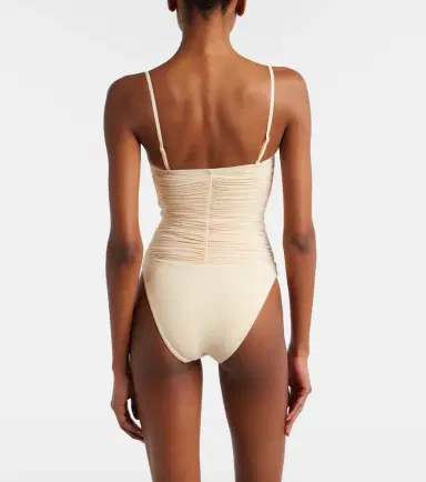 Zimmermann Como bow-detail draped swimsuit | Thumbnail 4 Zimmermann Como bow-detail draped swimsuit | Thumbnail 4