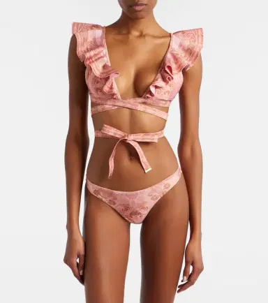 Zimmermann Como printed ruffled bikini | Thumbnail 5 Zimmermann Como printed ruffled bikini | Thumbnail 5