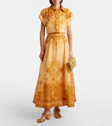 Zimmermann Como paisley linen and silk shirt | Thumbnail 3 Zimmermann Como paisley linen and silk shirt | Thumbnail 3