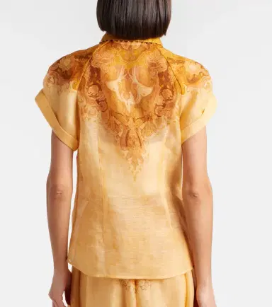 Zimmermann Como paisley linen and silk shirt | Thumbnail 5 Zimmermann Como paisley linen and silk shirt | Thumbnail 5