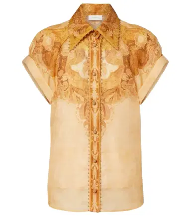 Zimmermann Como paisley linen and silk shirt | Thumbnail 1 Zimmermann Como paisley linen and silk shirt | Thumbnail 1