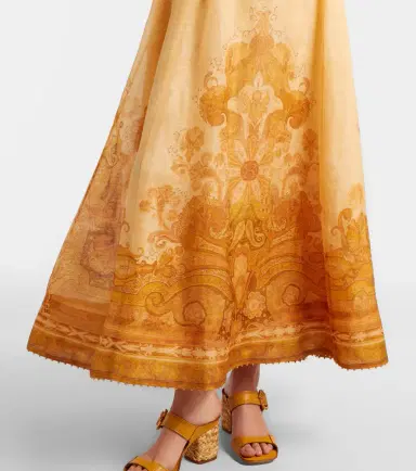 Zimmermann Como paisley linen and silk maxi skirt | Thumbnail 2 Zimmermann Como paisley linen and silk maxi skirt | Thumbnail 2