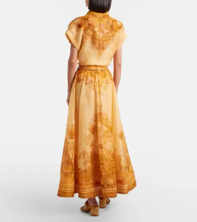Zimmermann Como paisley linen and silk maxi skirt | Thumbnail 3 Zimmermann Como paisley linen and silk maxi skirt | Thumbnail 3