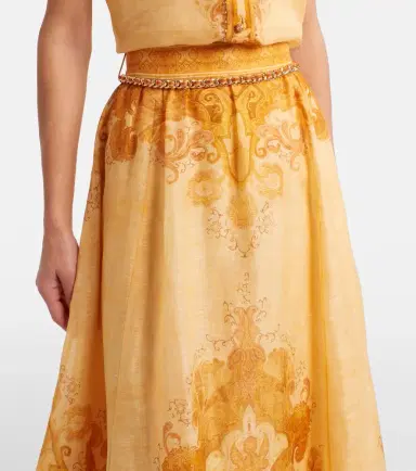Zimmermann Como paisley linen and silk maxi skirt | Thumbnail 4 Zimmermann Como paisley linen and silk maxi skirt | Thumbnail 4