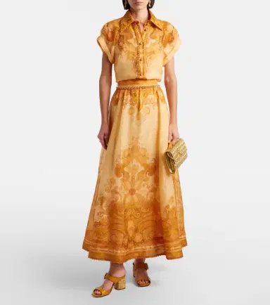 Zimmermann Como paisley linen and silk maxi skirt | Thumbnail 5 Zimmermann Como paisley linen and silk maxi skirt | Thumbnail 5