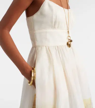 Zimmermann Como printed linen and silk midi dress | Thumbnail 5 Zimmermann Como printed linen and silk midi dress | Thumbnail 5