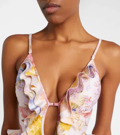 Zimmermann Como floral ruffled swimsuit | Thumbnail 5 Zimmermann Como floral ruffled swimsuit | Thumbnail 5