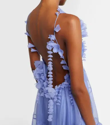 Zimmermann Como asymmetric floral-appliqué silk minidress | Thumbnail 2 Zimmermann Como asymmetric floral-appliqué silk minidress | Thumbnail 2