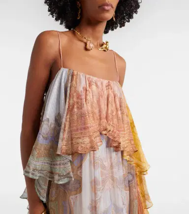 Zimmermann Como paisley silk-blend maxi dress | Thumbnail 2 Zimmermann Como paisley silk-blend maxi dress | Thumbnail 2