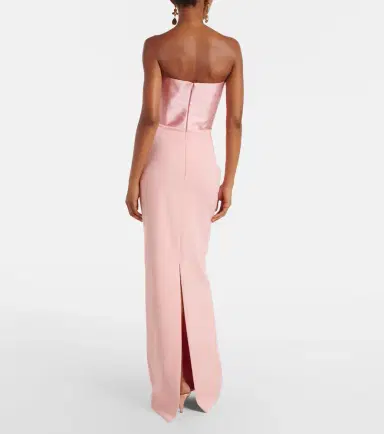 Solace London Afra satin-trimmed bustier gown | Thumbnail 2 Solace London Afra satin-trimmed bustier gown | Thumbnail 2