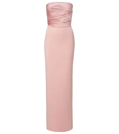 Solace London Afra satin-trimmed bustier gown | Thumbnail 1 Solace London Afra satin-trimmed bustier gown | Thumbnail 1