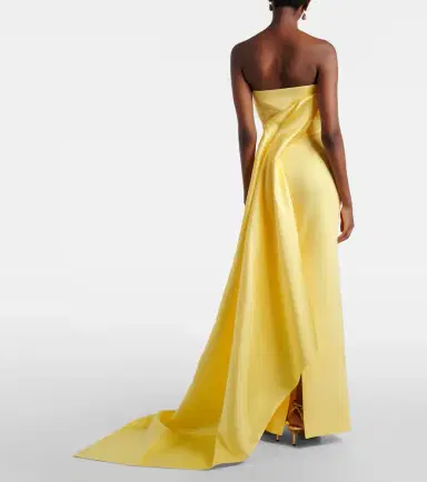 Solace London Kinsley draped strapless gown | Thumbnail 2 Solace London Kinsley draped strapless gown | Thumbnail 2