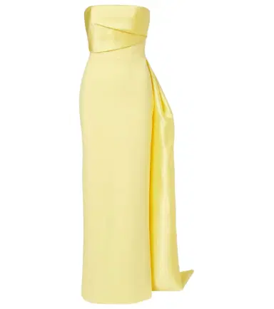 Solace London Kinsley draped strapless gown | Thumbnail 1 Solace London Kinsley draped strapless gown | Thumbnail 1