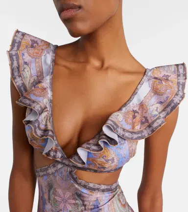 Zimmermann Como cutout printed swimsuit | Thumbnail 2 Zimmermann Como cutout printed swimsuit | Thumbnail 2