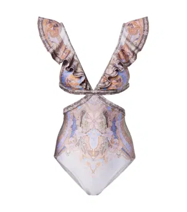 Zimmermann Como cutout printed swimsuit | Thumbnail 1 Zimmermann Como cutout printed swimsuit | Thumbnail 1