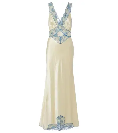 SIR Lace-trimmed silk maxi dress | Thumbnail 1 SIR Lace-trimmed silk maxi dress | Thumbnail 1