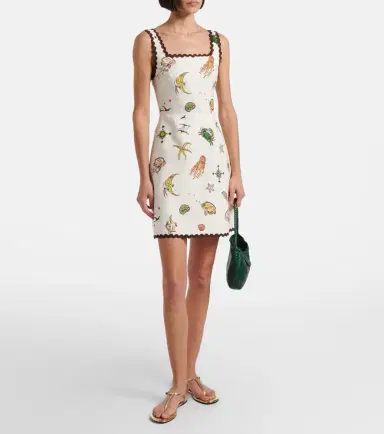 Alemais Alémais Printed cotton minidress | Thumbnail 3 Alemais Alémais Printed cotton minidress | Thumbnail 3