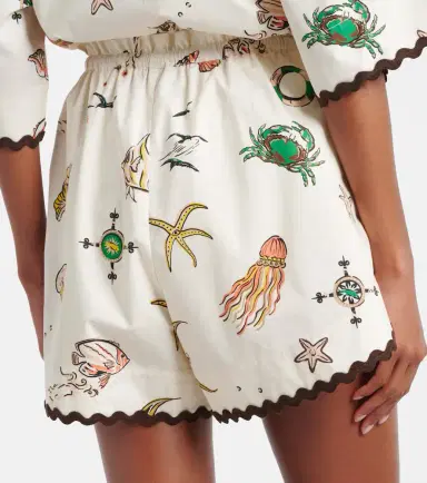 ALÉMAIS Alémais Printed cotton shorts | Thumbnail 3 ALÉMAIS Alémais Printed cotton shorts | Thumbnail 3