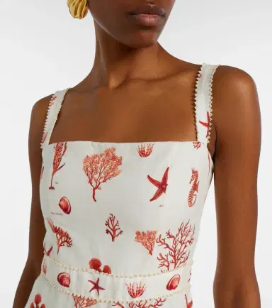 Agua by Agua Bendita Lima printed linen maxi dress | Thumbnail 2 Agua by Agua Bendita Lima printed linen maxi dress | Thumbnail 2