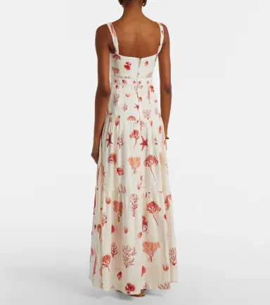 Agua by Agua Bendita Lima printed linen maxi dress | Thumbnail 5 Agua by Agua Bendita Lima printed linen maxi dress | Thumbnail 5
