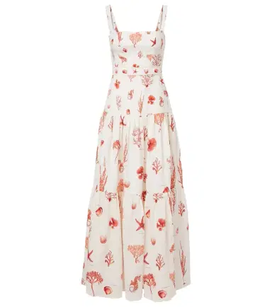 Agua by Agua Bendita Lima printed linen maxi dress | Thumbnail 1 Agua by Agua Bendita Lima printed linen maxi dress | Thumbnail 1