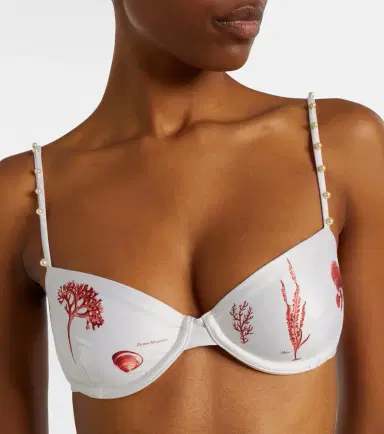 Agua by Agua Bendita Magdalena embellished printed bikini top | Thumbnail 2 Agua by Agua Bendita Magdalena embellished printed bikini top | Thumbnail 2
