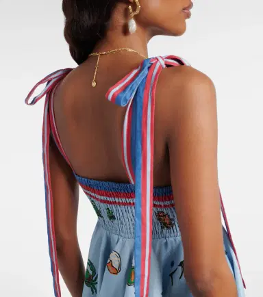 Alemais Alémais Printed linen minidress | Thumbnail 5 Alemais Alémais Printed linen minidress | Thumbnail 5