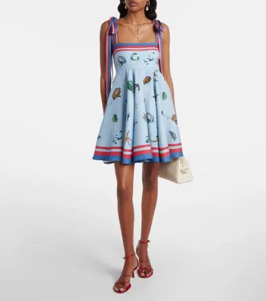 Alemais Alémais Printed linen minidress | Thumbnail 6 Alemais Alémais Printed linen minidress | Thumbnail 6