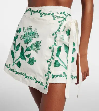 Agua by Agua Bendita Luna floral linen beach cover-up | Thumbnail 3 Agua by Agua Bendita Luna floral linen beach cover-up | Thumbnail 3