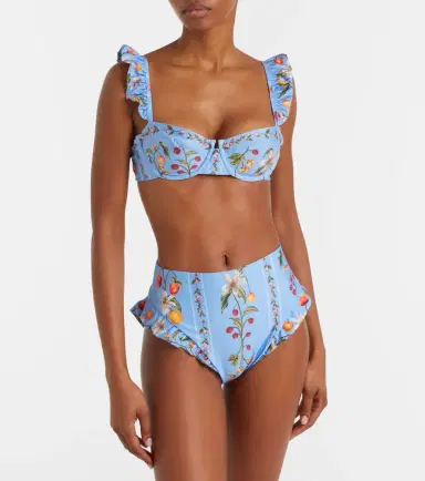 Agua by Agua Bendita Jengibre printed ruffled bikini bottoms | Thumbnail 4 Agua by Agua Bendita Jengibre printed ruffled bikini bottoms | Thumbnail 4