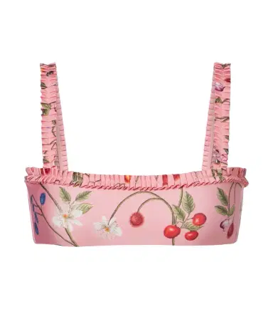 Agua by Agua Bendita Olmo printed bikini top | Thumbnail 1 Agua by Agua Bendita Olmo printed bikini top | Thumbnail 1