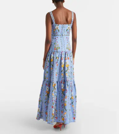 Agua by Agua Bendita Lima printed linen maxi dress | Thumbnail 5 Agua by Agua Bendita Lima printed linen maxi dress | Thumbnail 5
