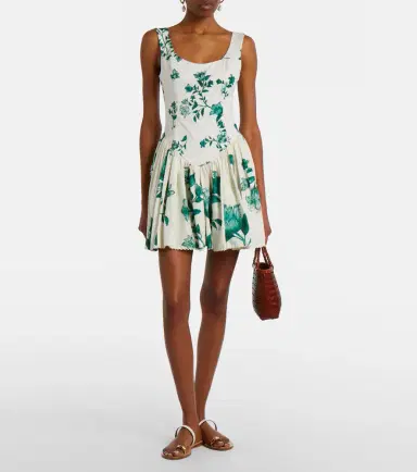 Agua by Agua Bendita Pluma floral cotton minidress | Thumbnail 2 Agua by Agua Bendita Pluma floral cotton minidress | Thumbnail 2