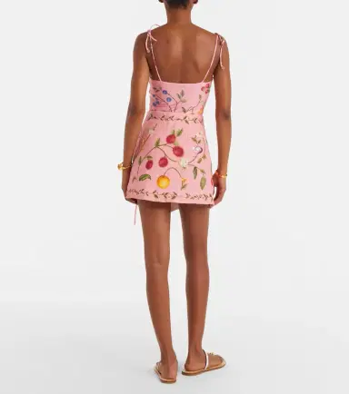 Agua by Agua Bendita Luna printed linen beach cover-up | Thumbnail 2 Agua by Agua Bendita Luna printed linen beach cover-up | Thumbnail 2