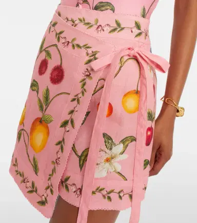 Agua by Agua Bendita Luna printed linen beach cover-up | Thumbnail 4 Agua by Agua Bendita Luna printed linen beach cover-up | Thumbnail 4