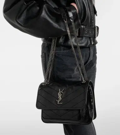 Saint Laurent Niki Mini embellished leather crossbody bag | Thumbnail 6 Saint Laurent Niki Mini embellished leather crossbody bag | Thumbnail 6
