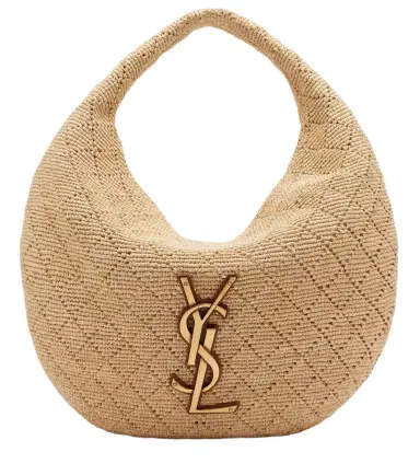 Saint Laurent Icare Medium raffia shoulder bag | Thumbnail 1 Saint Laurent Icare Medium raffia shoulder bag | Thumbnail 1