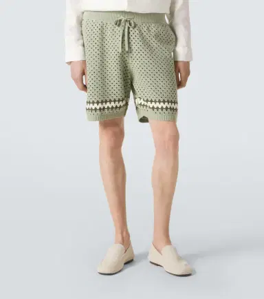 Frescobol Carioca Nico crochet cotton shorts | Thumbnail 3 Frescobol Carioca Nico crochet cotton shorts | Thumbnail 3