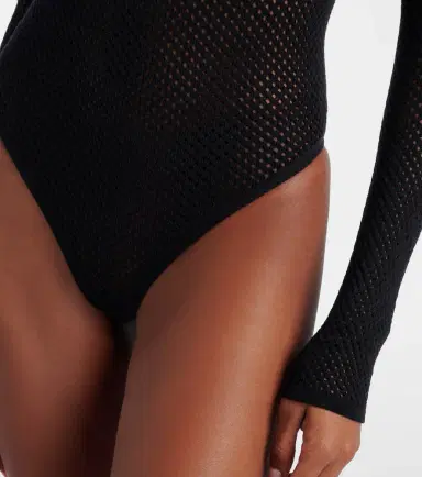 Wardrobe.NYC Wardrobe. NYC Open-knit wool-blend bodysuit | Thumbnail 5 Wardrobe.NYC Wardrobe. NYC Open-knit wool-blend bodysuit | Thumbnail 5