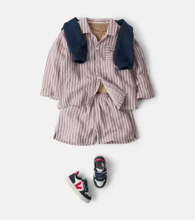 Konges Slojd Konges Sløjd Ely striped cotton shorts | Thumbnail 4 Konges Slojd Konges Sløjd Ely striped cotton shorts | Thumbnail 4