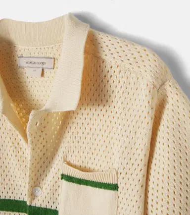 Konges Slojd Konges Sløjd Hai knitted striped cotton shirt | Thumbnail 3 Konges Slojd Konges Sløjd Hai knitted striped cotton shirt | Thumbnail 3