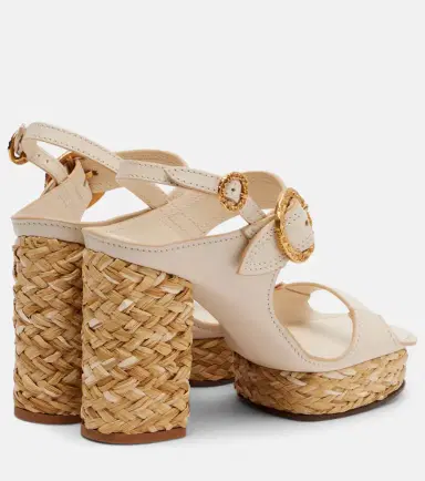 Zimmermann Talia leather slingback sandals | Thumbnail 4 Zimmermann Talia leather slingback sandals | Thumbnail 4