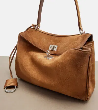 Balenciaga Rodeo Small suede top-handle bag | Thumbnail 2 Balenciaga Rodeo Small suede top-handle bag | Thumbnail 2