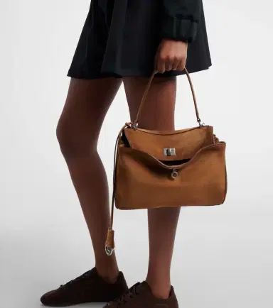 Balenciaga Rodeo Small suede top-handle bag | Thumbnail 5 Balenciaga Rodeo Small suede top-handle bag | Thumbnail 5